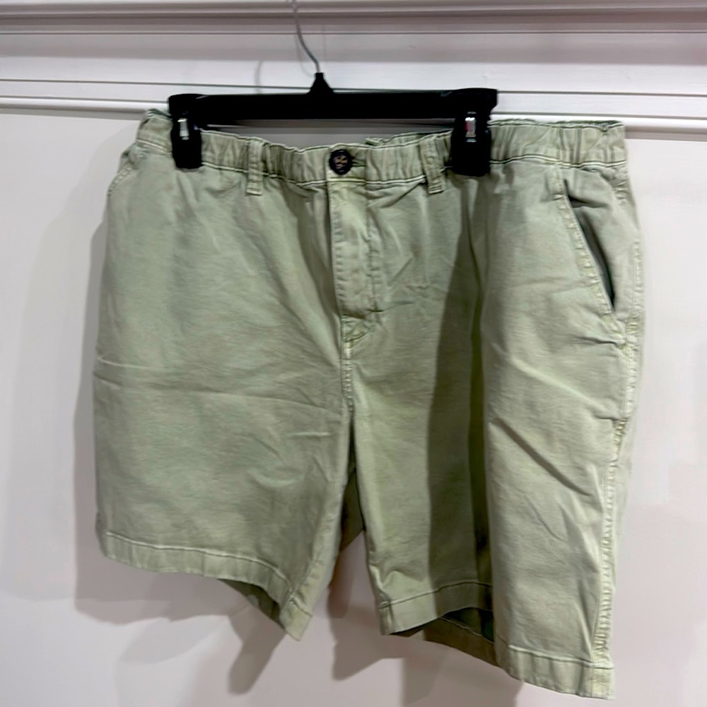 Chubbies Armadas Light Olive Green Shorts with Versatile Style.